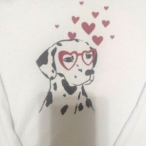Crewcuts Long Sleeve Dalmatian Tee White and Black